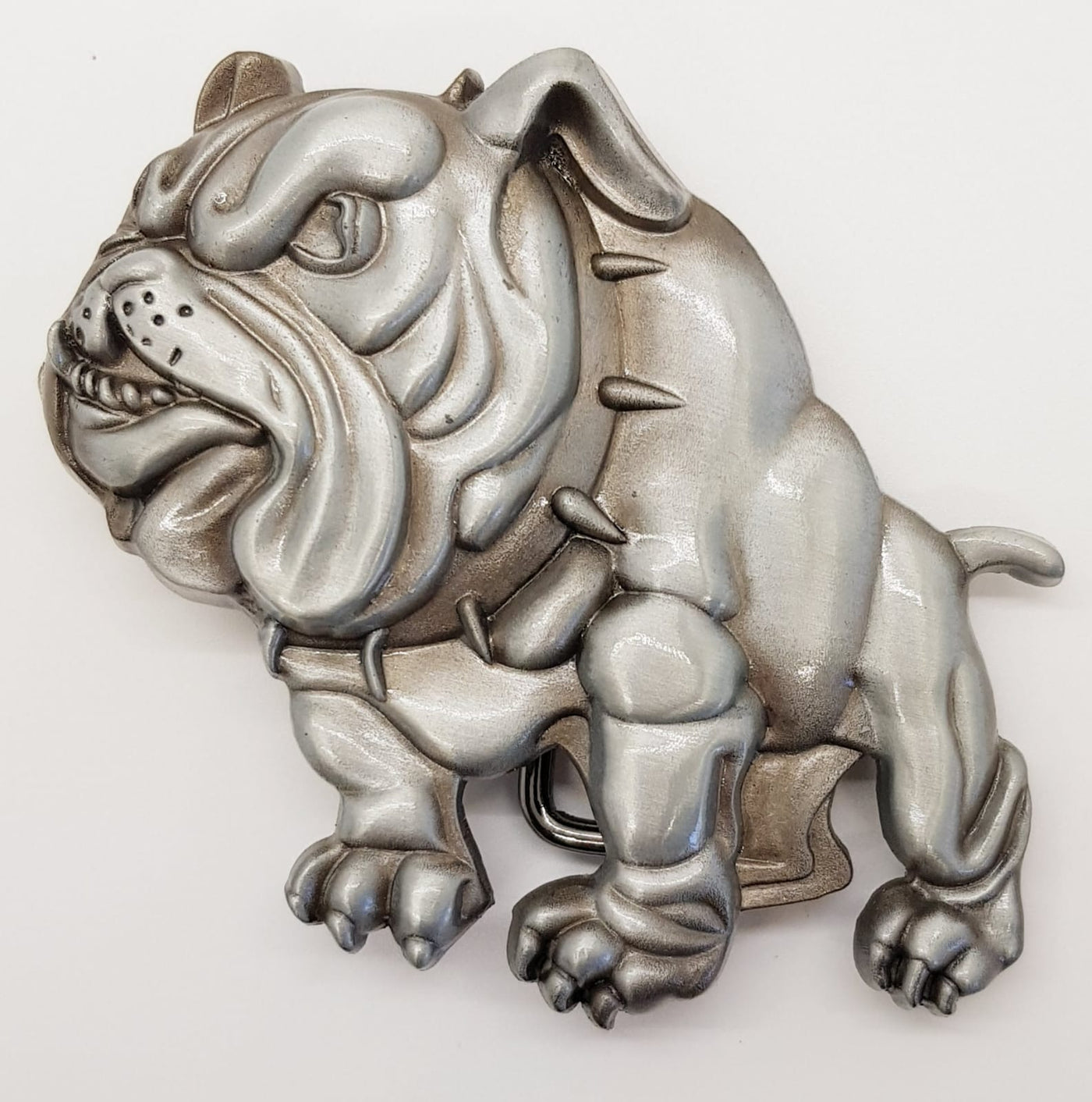 Standing British Bulldog Belt Buckle