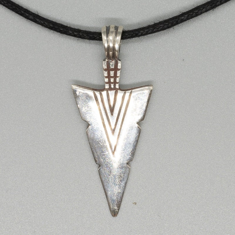 Arrow Head Pendant - .925 Sterling Silver