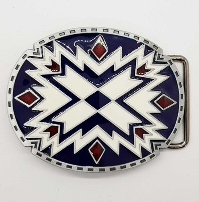 Flash Aztec Design Belt Buckle Ladies Mens Fashion Navajo Style Native American