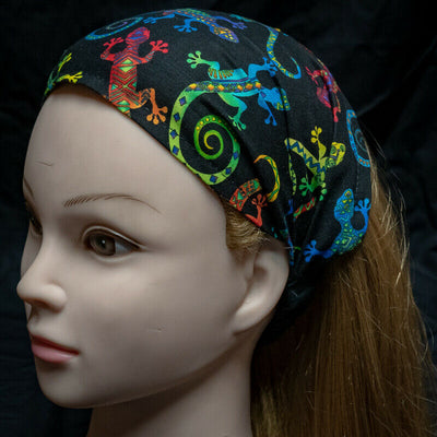 Gecko Lizard Reptile Wide Hair Band Head Headband Ladies Fashion Feeanddave
