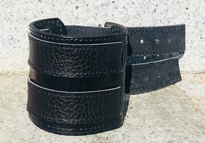 Leather cuff/wristband for arm support