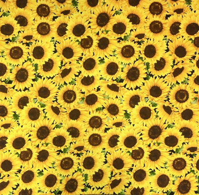 Sunflowers Bandana Head Gothic Biker Chemo Mental Health Invisible Disease