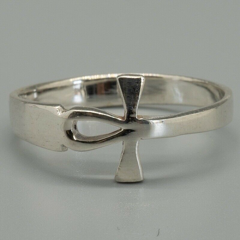 Ankh Ring - .925 sterling silver