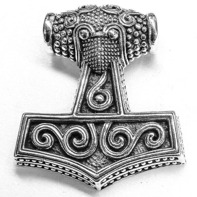 Viking Pendant 925 silver Odin Thor Nordic Celtic Knotwork Pagan