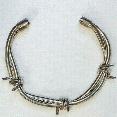 Barbed Wire Torc - .925 sterling silver