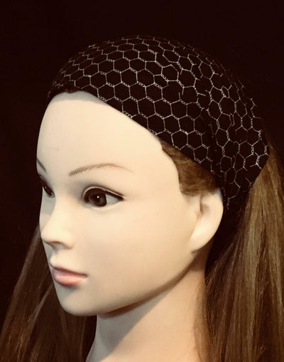 Chicken Wire/Honeycombe Headband- Timeless Treasures - 100% Cotton