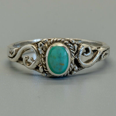 Gemstone Ring - Turquoise - .925 sterling silver ring