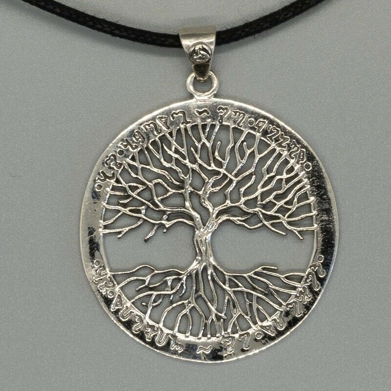 Tree of Life Pendant 925 silver Celtic Pagan Druid Spiritual Gothic