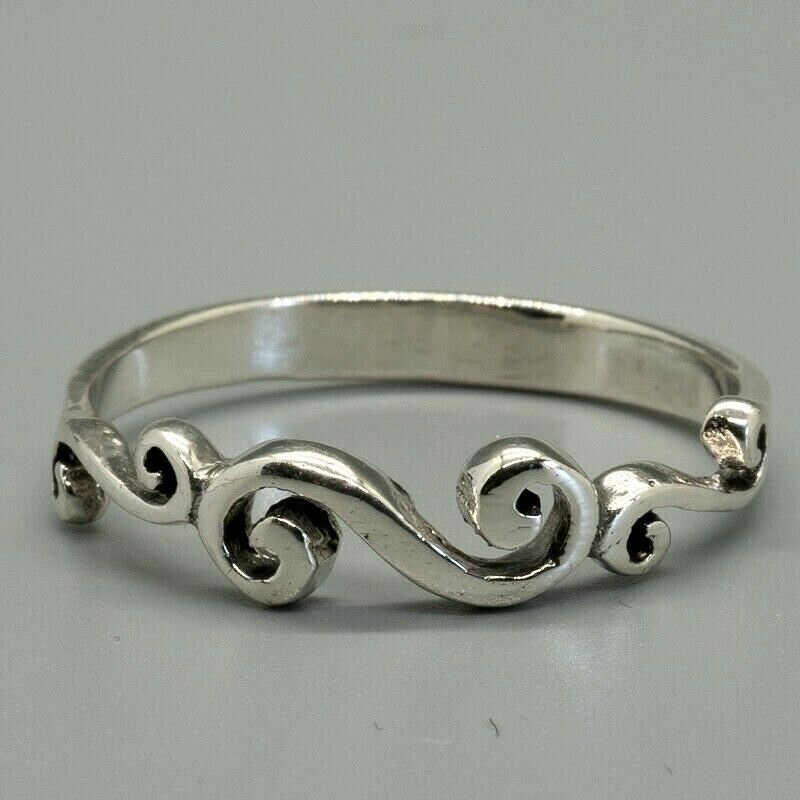 Celtic Filigree Scroll Ring  - .925 sterling silver
