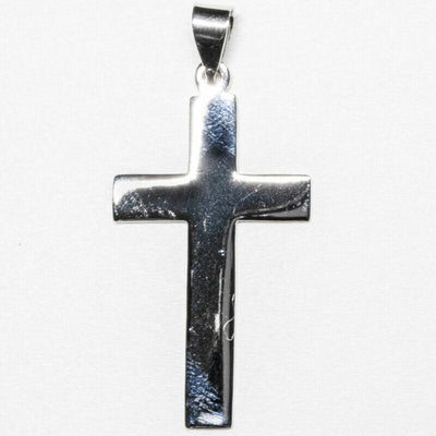 Silver Cross Pendant .925 Christian Religion Christ feeanddave.