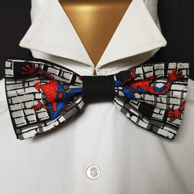 Spiderman Marvel Superhero Spidey Sense Bow Tie Hair Bow Prom Bowtie Dickie