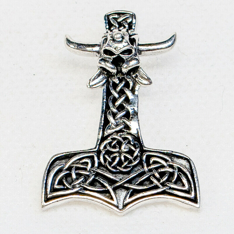 Thors Hammer Pendant 925 solid sterling silver