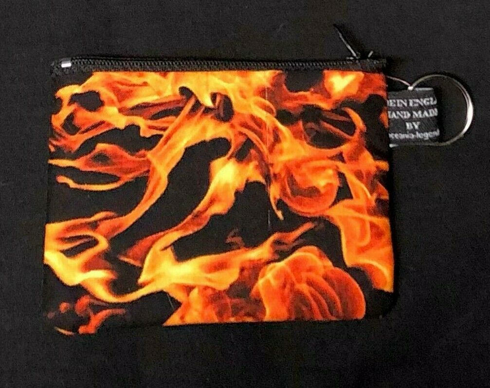 Dragon Fire Hot Flame Coin Purse Cash Money Wallet Cotton Xmas Gift