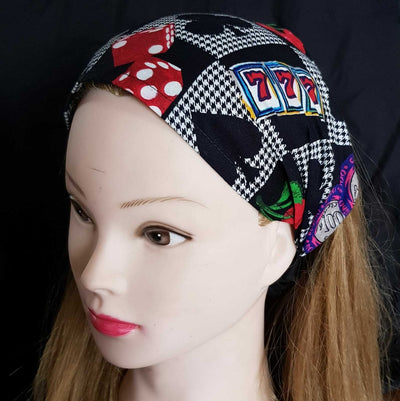 Playing Cards Casino Royale Gambling Hair Band Head Headband Ladies Fashion