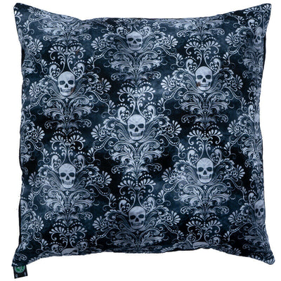 Filigree Skull Cushion Cover Decorative Case fits 18" x 18"