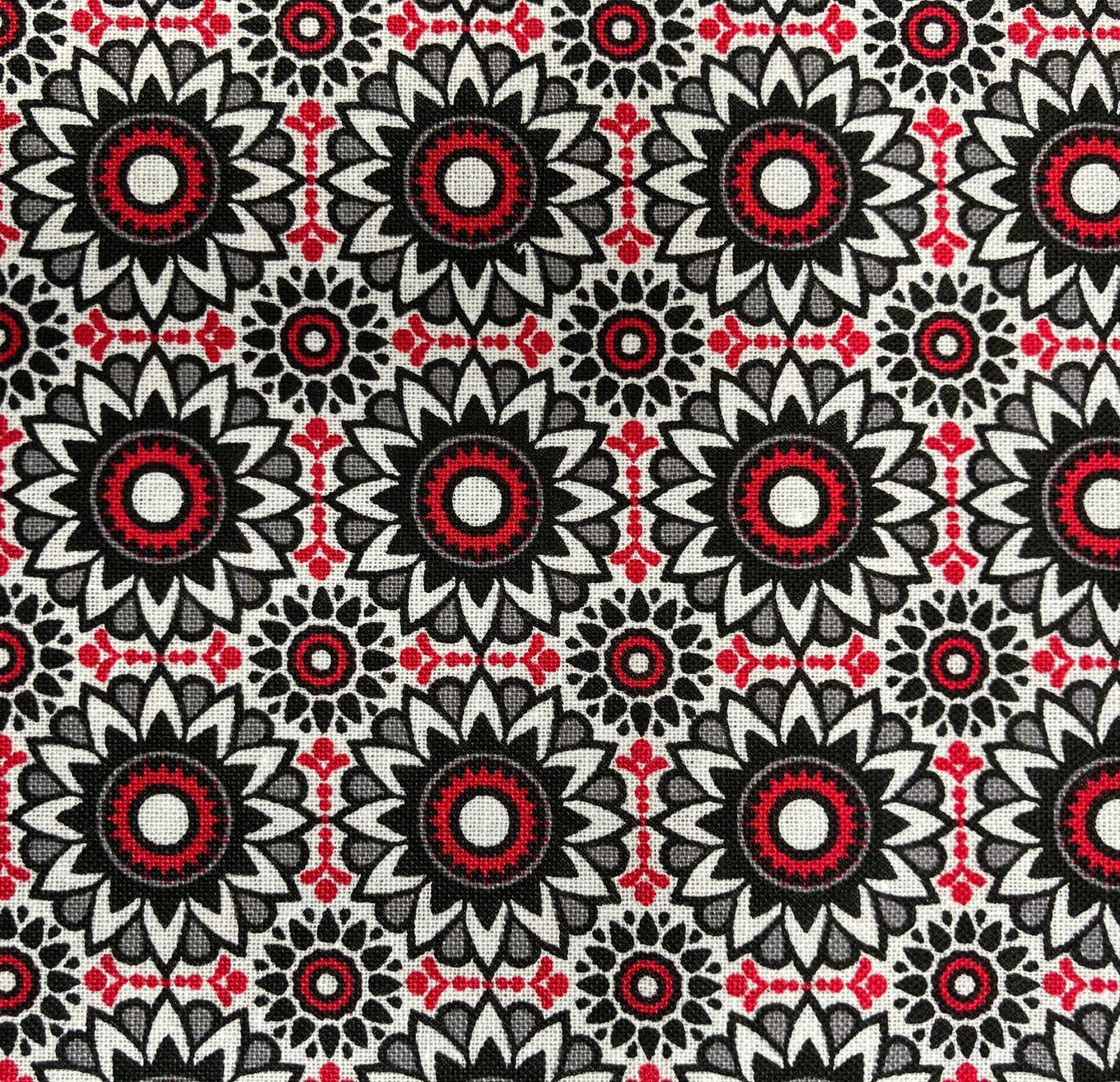 Balinese Repeating Flower Bandana - David Textiles - 100% Cotton Fabric