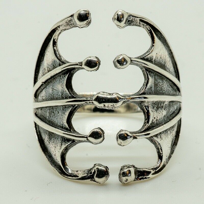Bat Wing or Frogs Webbed Feet Ring - .925 sterling silver