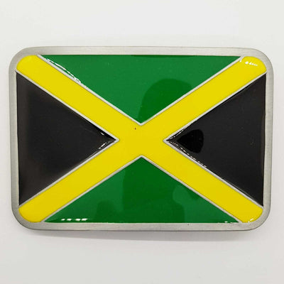 Jamaican Flag Belt Buckle