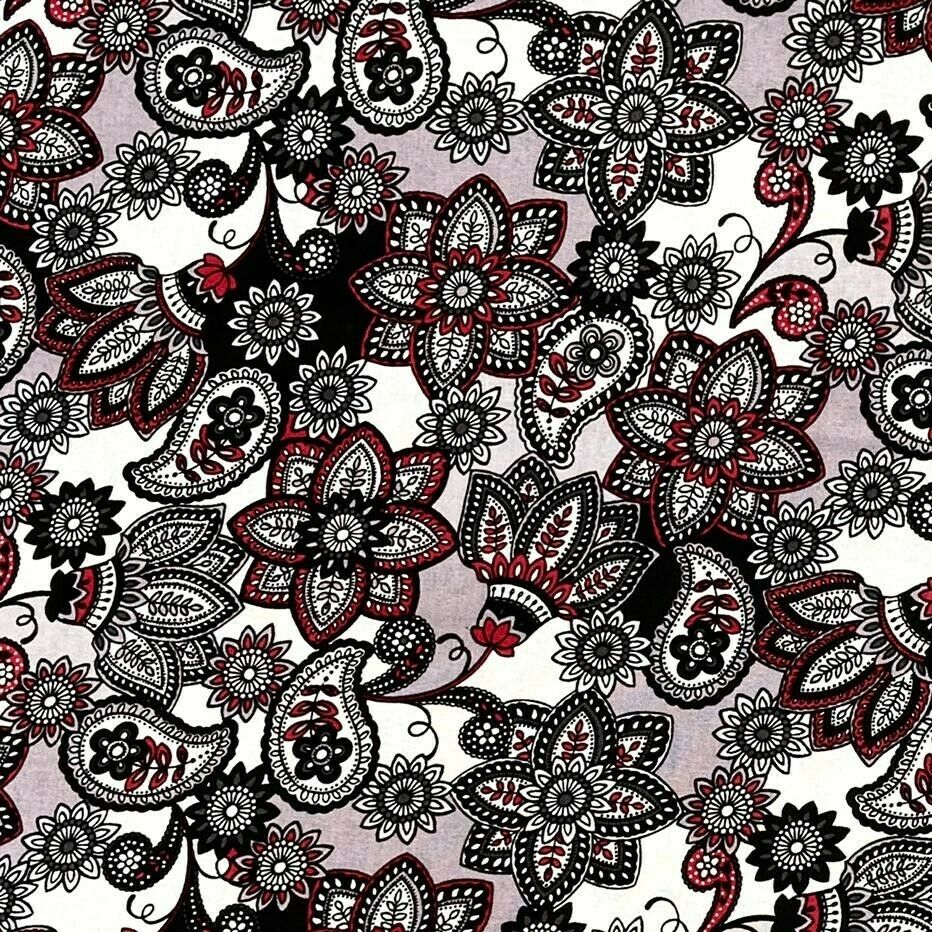 Bali Flower Paisley Bandana