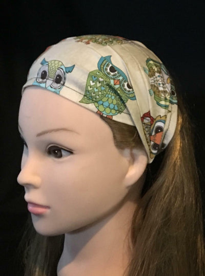 Owl Bandana Head Hair band harry potter hogwarts Timeless Treasures Biker