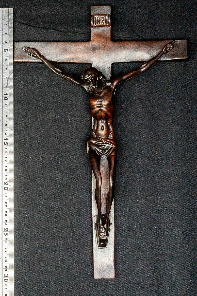 Resin crucifix Wall Hanging Cross Jesus Christian Corpus Christi Religious
