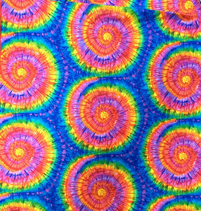 Rainbow Spiral Peace Tie Dye Cotton Bandana Head band Hippie Hippy Timeless