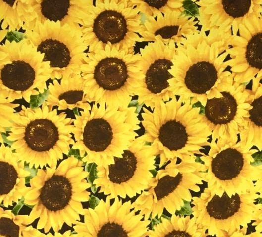 Sunflowers Bandana Head Gothic Biker Chemo Mental Health Invisible Disease