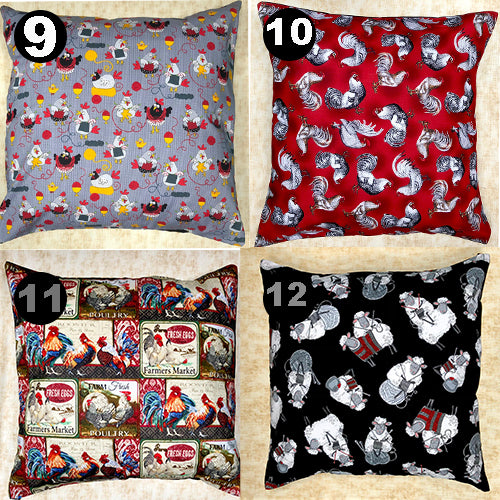 Animal & Bird Scatter Cushion Covers Fits 18 x 18