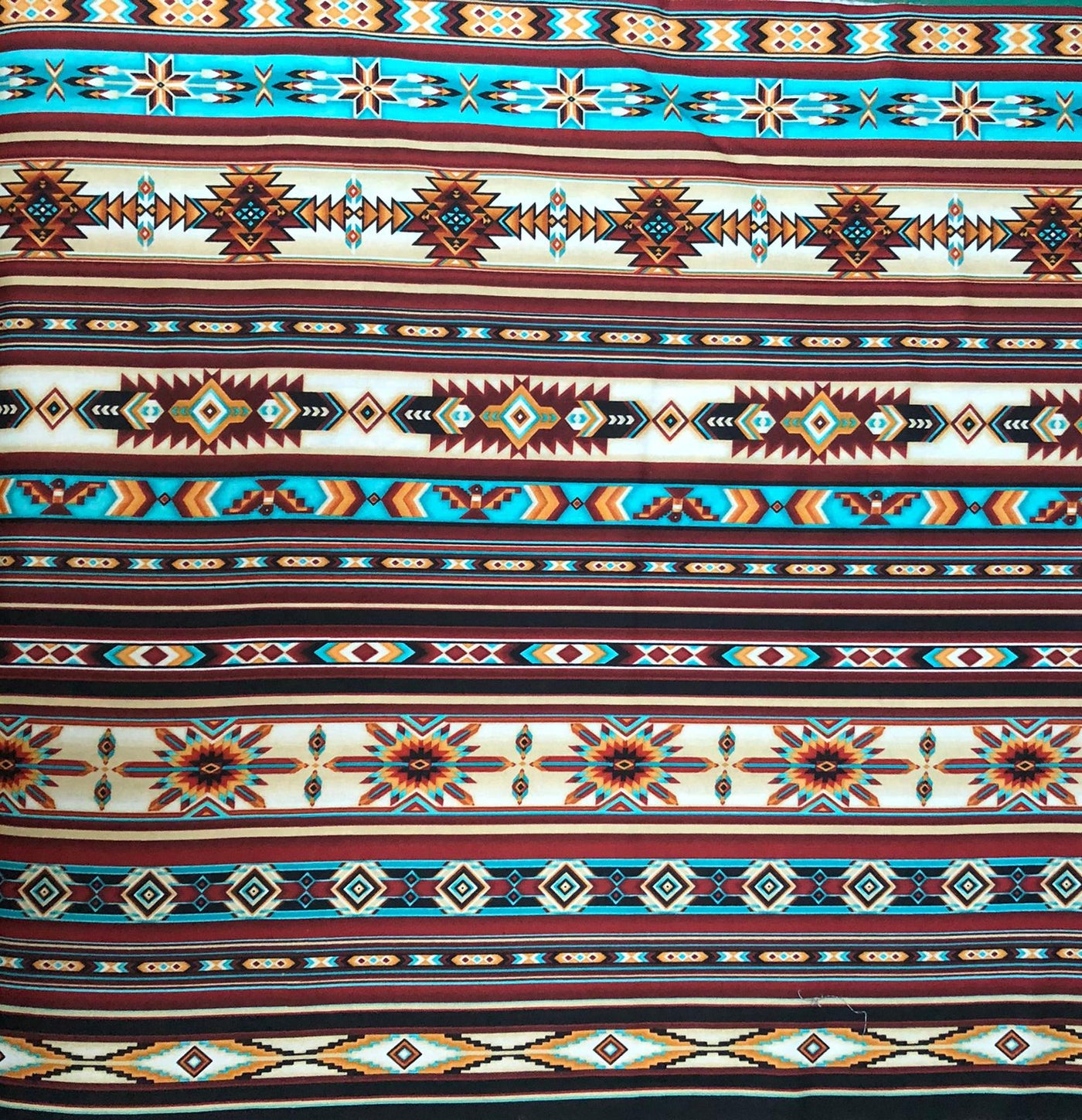 Navajo Inca Aztec Inspired Bandana 100% Cotton