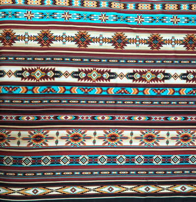 Navajo Inca Aztec Inspired Bandana 100% Cotton
