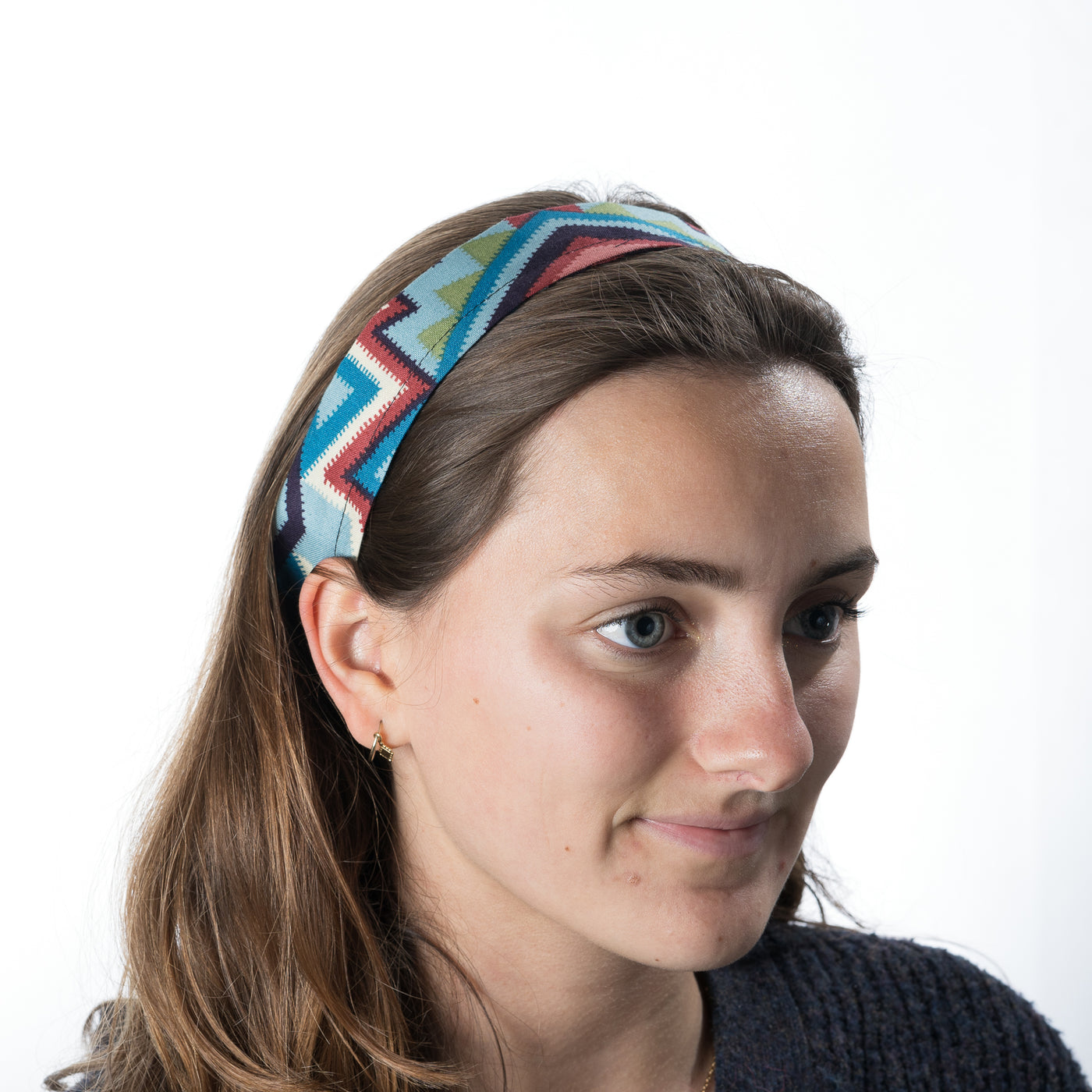 Aztec Inspired Elasticated Headband - Alexander Henry - 100% cotton fabric