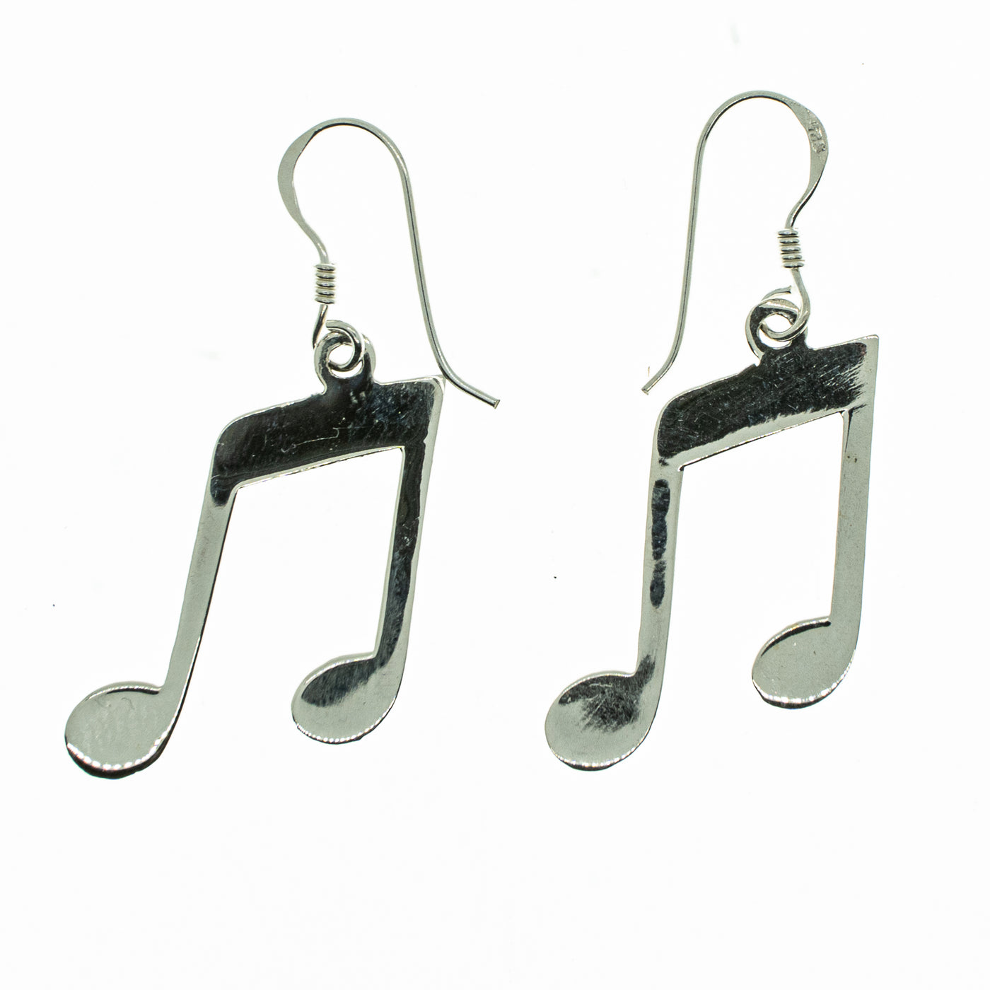 Quaver Musical Note Dropper Earrings