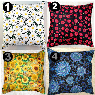 Floral & Fruit Cushion Covers Fit an 18 x 18 Scatter Cushion