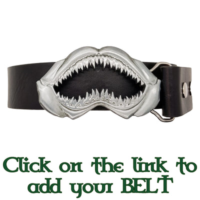 Shark Jaws Belt Buckle