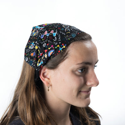 Science Headband ~ Handmade from 100% cotton