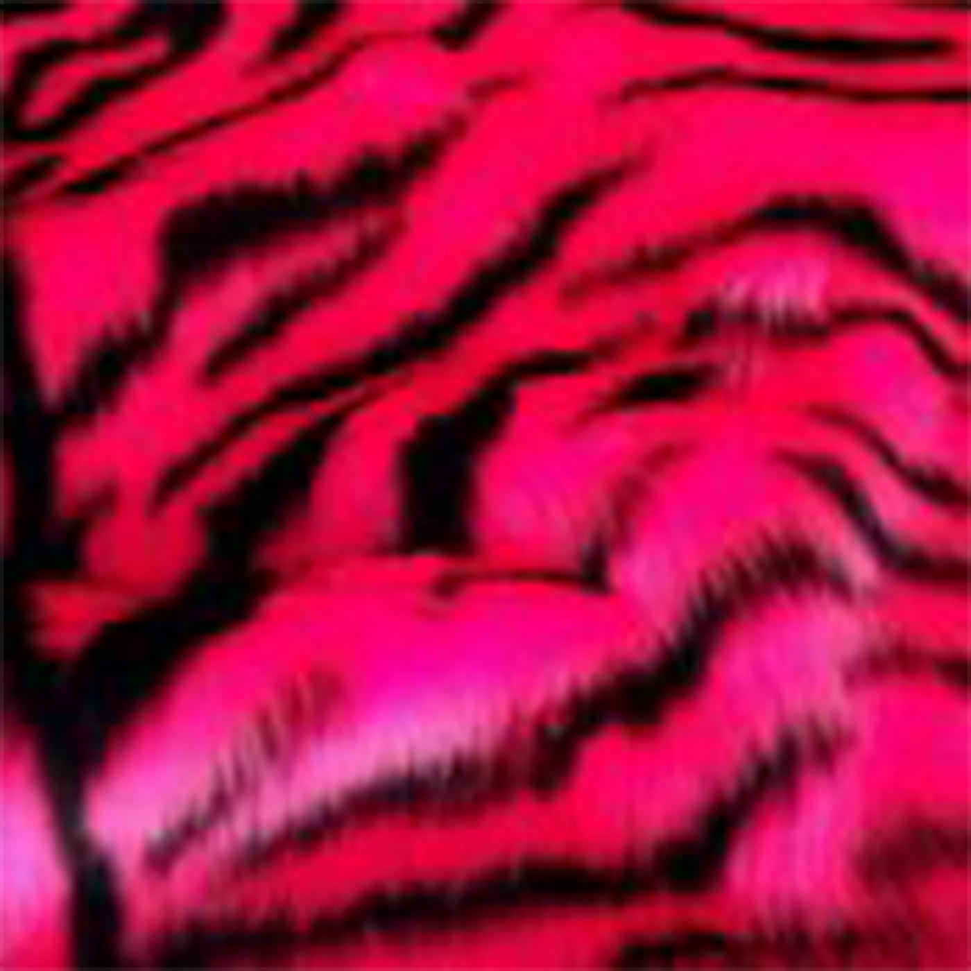 Pink Tiger Faux Fur Fabric  - 150cm wide (60")