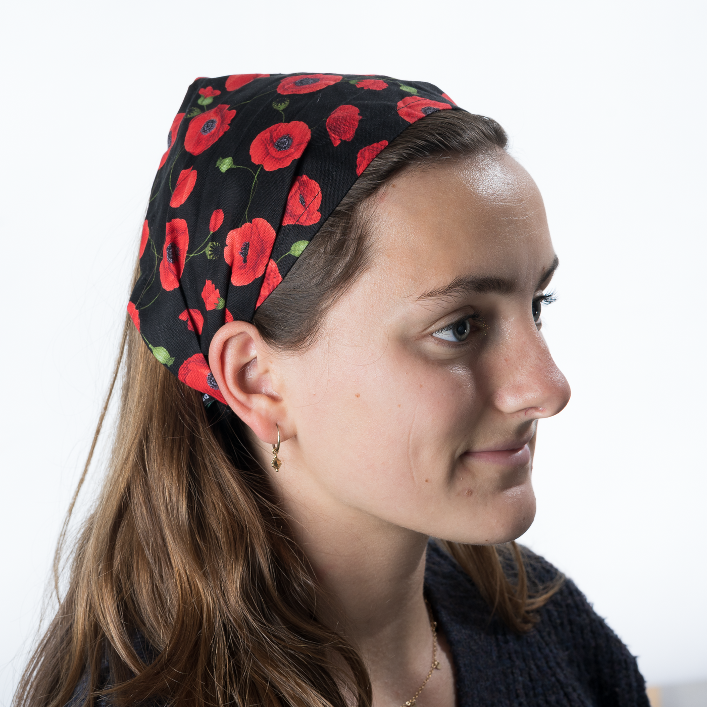 Poppy Headband ~ Handmade from 100% cotton