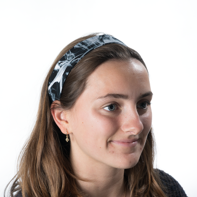 Smoke Effect Headband ~ Handmade from 100% cotton