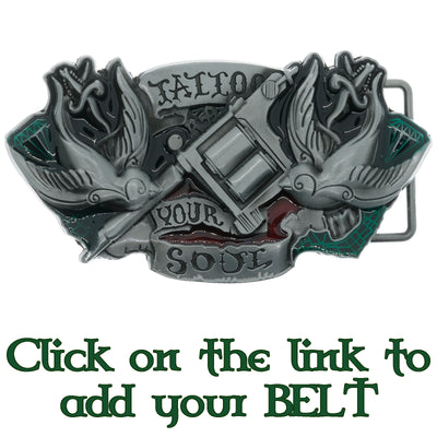 Tattoo Your Soul Belt Buckle