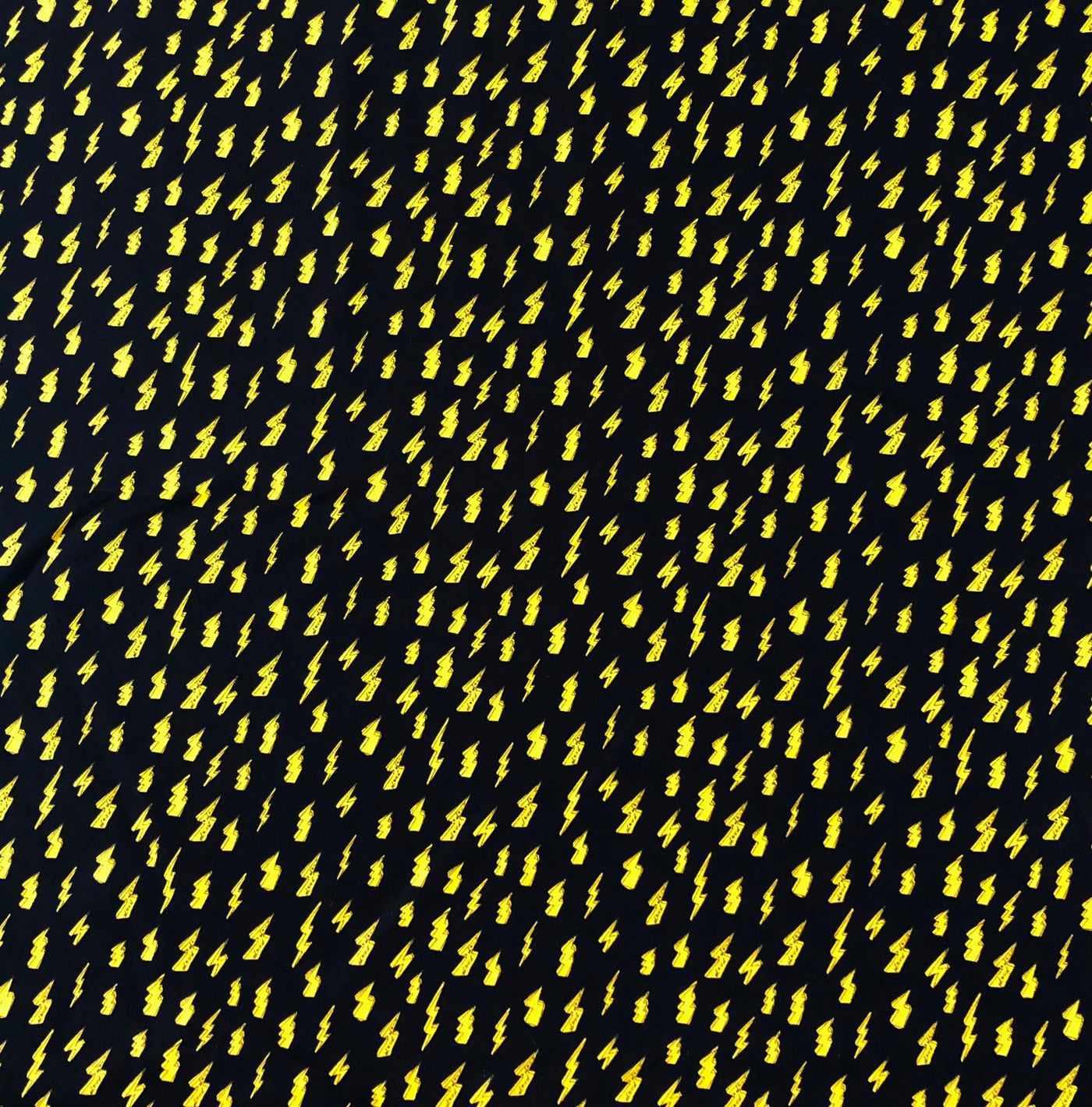 Lightning Bolts Strike 100% Cotton Fabric material perfect for Face Masks