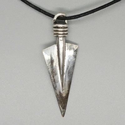 Arrow Spear Head Pendant - .925 sterling silver