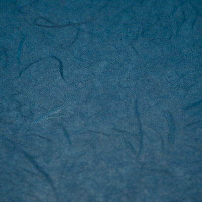 Blue Luxury Silk Thread Mulberry Paper - A4 x 4
