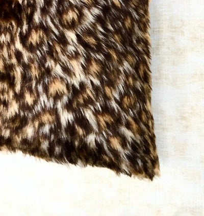 Baby Leopard Faux Fur Fabric 152cm wide (60")